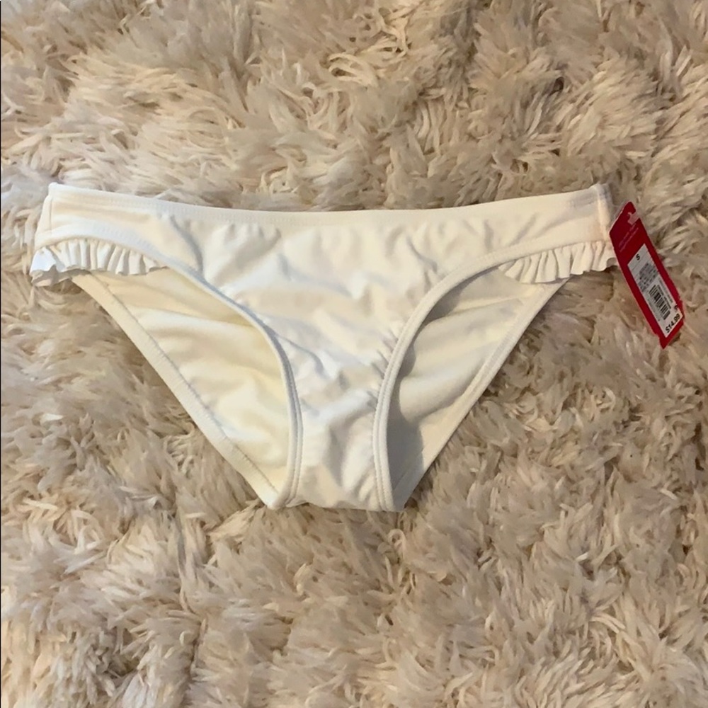 Women’s white bikini bottoms